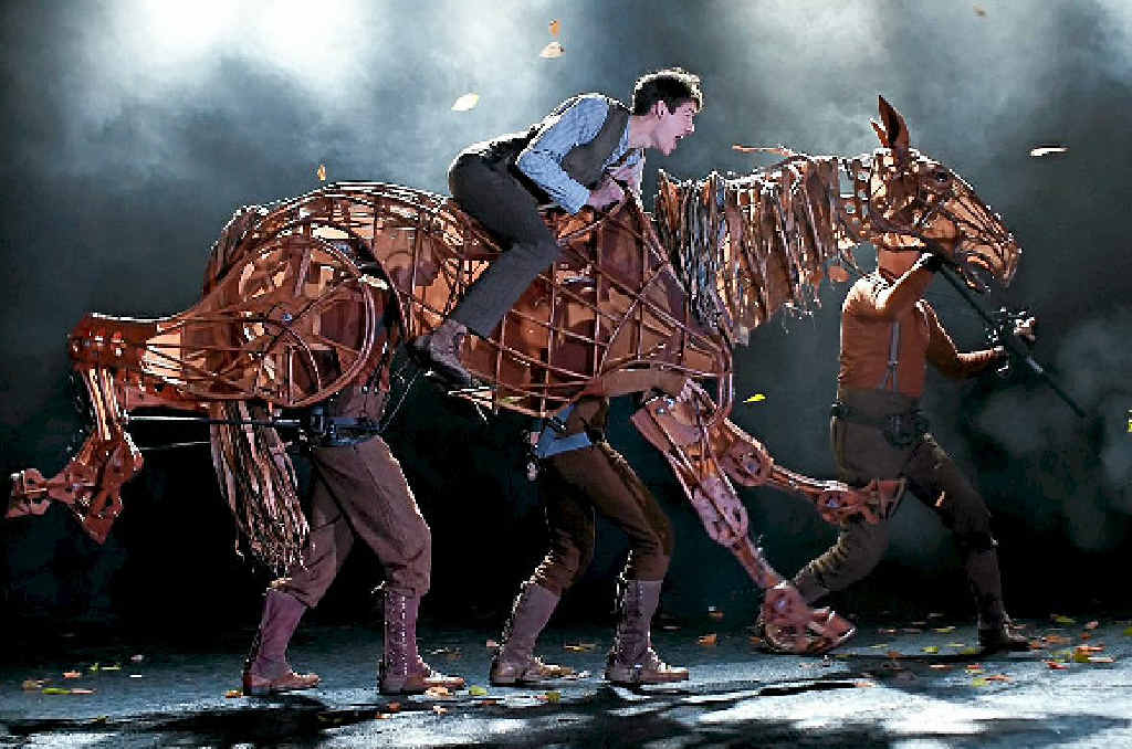 The National Theatre of Great Britain's production of War Horse. The National Theatre of Great Britain's production of War Horse.